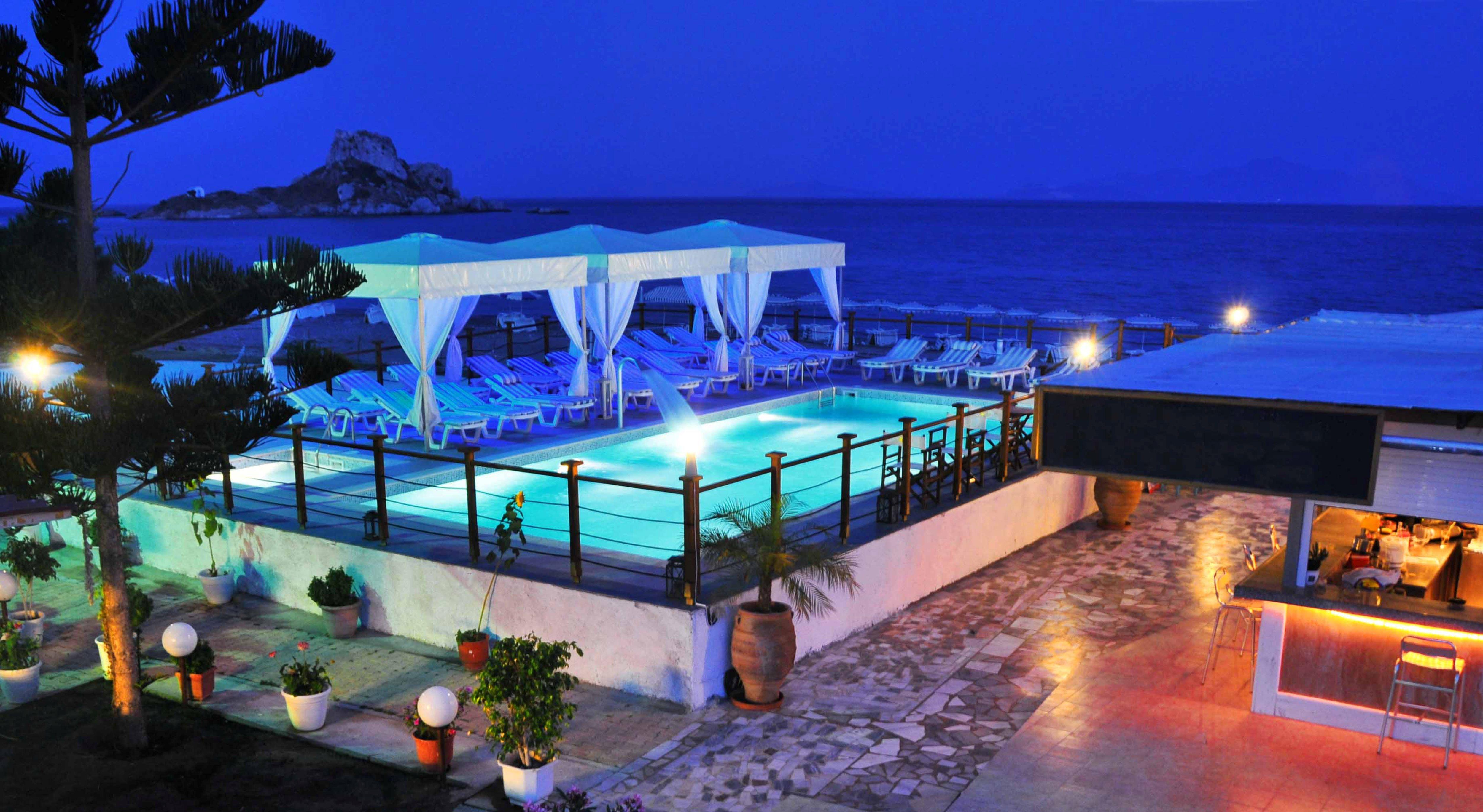 Sacallis Inn Beach Hotel Kefalos Exterior photo